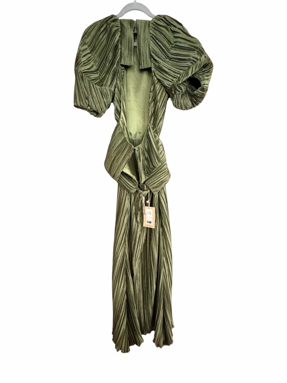 Cult Giai Pleated Nadira Dress Cypress Metallic - Picture 6 of 16